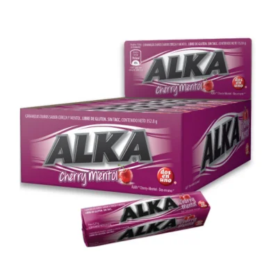 CARAMELO ALKA (caja x 12) CHERRY SIN TACC