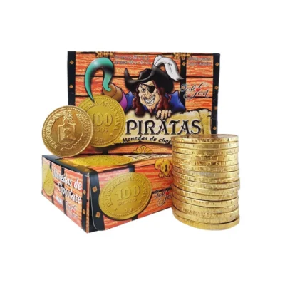 PIRATAS MONEDAS DE CHOCOLATE x 5 grs cada una