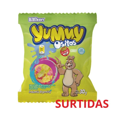 YUMMY GOMITAS  X 12 SIN TACC *SURTIDAS*