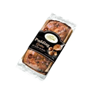 PUDDING GOTAS DE  DULCE DE LECHE x 300 grs