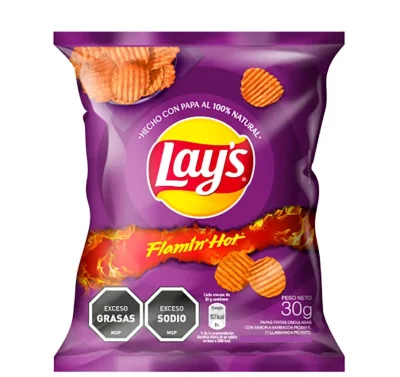 LAYS FLAMIN HOT PAPAS x 30 grs.