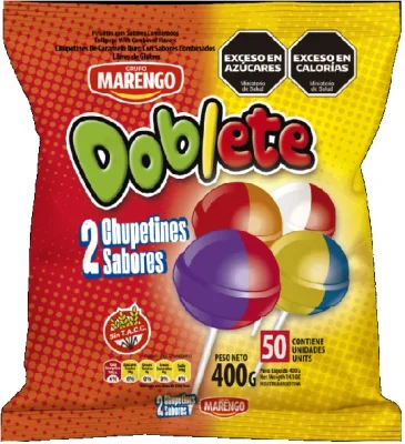 DOBLETE CHUPETIN MARENGO X 50 un SIN TACC