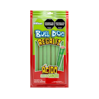 BULL DOG REGALIZ 75g SANDIA