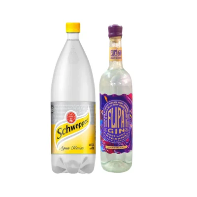 zzCOMBO GIN FLIPA+ SCHWEPPES TONICA 1.5 LTS