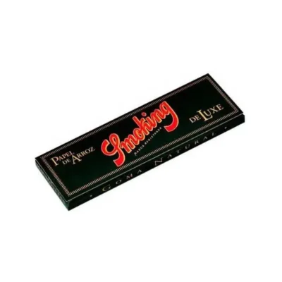 PAPEL  SMOKING DELUXE NEGRO x 50