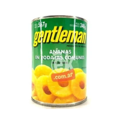 ANANA EN RODAJAS CARACAS x 820 grs