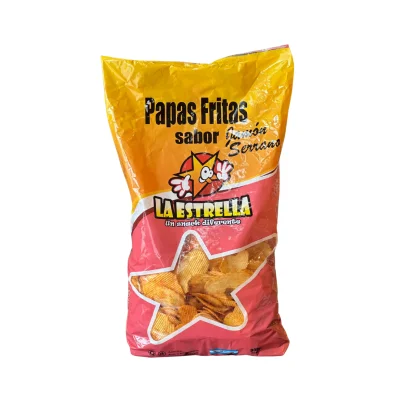 PAPAS FRITAS  JAMON SERRANO  X 900 grs