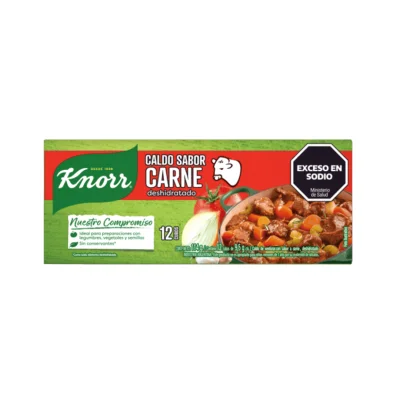 CALDO KNORR CARNE X 12 un