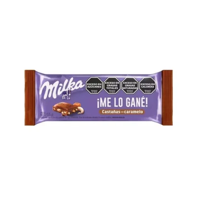 MILKA MENSAJES CASTAÑAS C/ CARAMELO X 55 grs