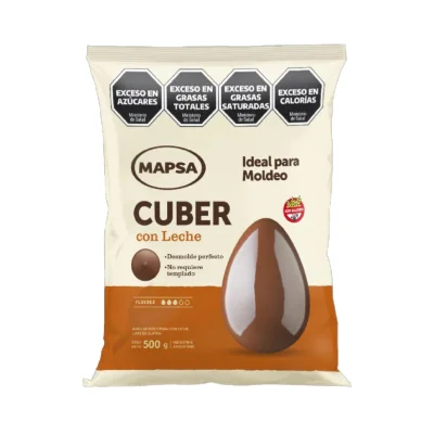 ZZZZCHOCOLATE MAPSA CUBER  CON LECHE  x 500g