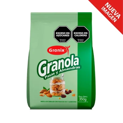 GRANOLA CROCANTE PASAS Y ALMENDRAS 350G