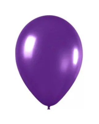 GLOBO PERLADO (12  X 25 UN ) VIOLETA