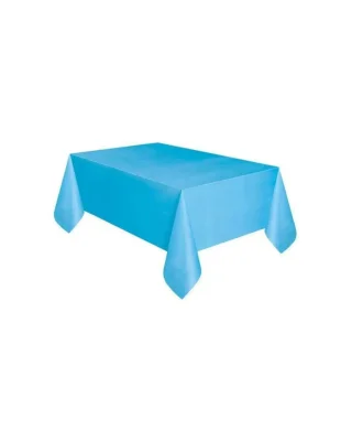 MANTEL PLASTICO CELESTE