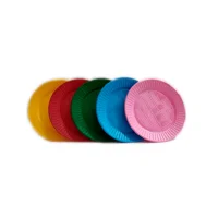 PLATO DE COLOR X 50 UN ( CHICO)