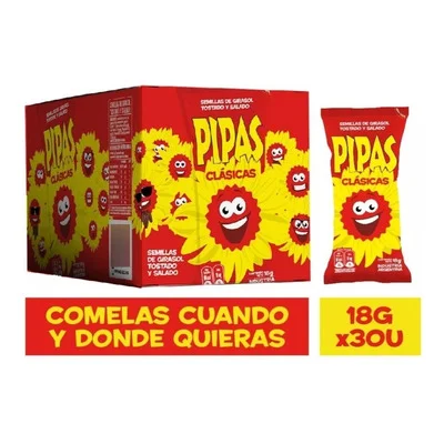 PIPAS ROJAS C/U