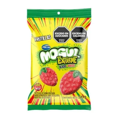 MOGUL EXTREME ACIDO FRUTILLAS X 500 GRS