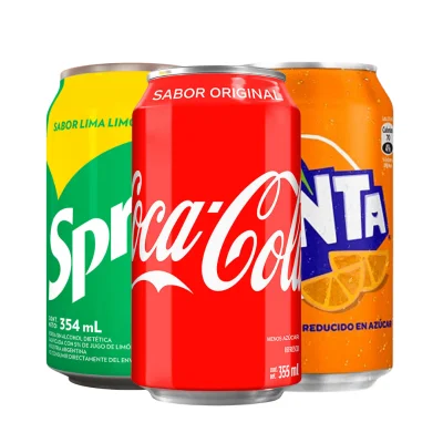 COCA COLA LATAS 354cc(GRANDE TODAS )