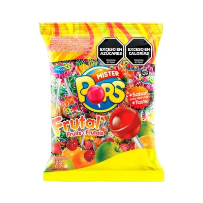 MISTER POP FRUTAL X50UN . SIN TACC