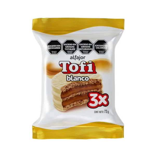 ALFAJOR TOFI TRIPLE BLANCO