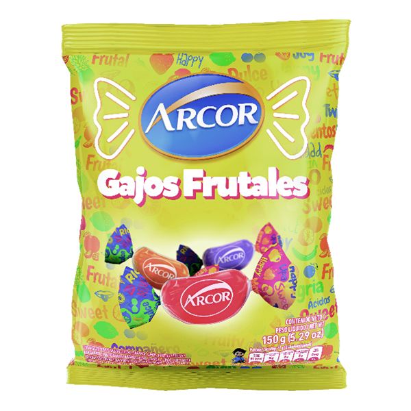 GAJOS FRUTALES ARCOR X 485 grs