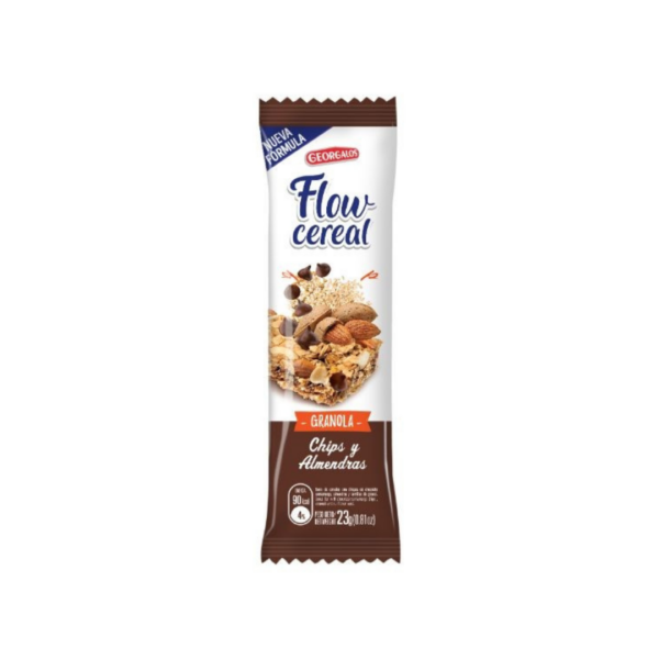 FLOW CEREAL CHIPS Y ALMENDRA  X 23 grs
