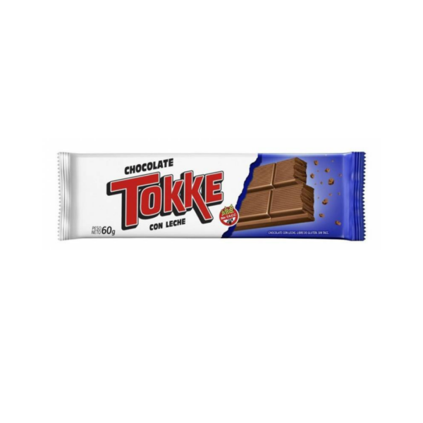 TOKKE MACIZO CON LECHE X 60 grs