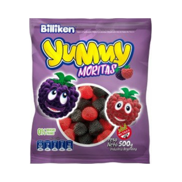 GOMITAS YUMMY X 500 grs MORITAS SIN TACC