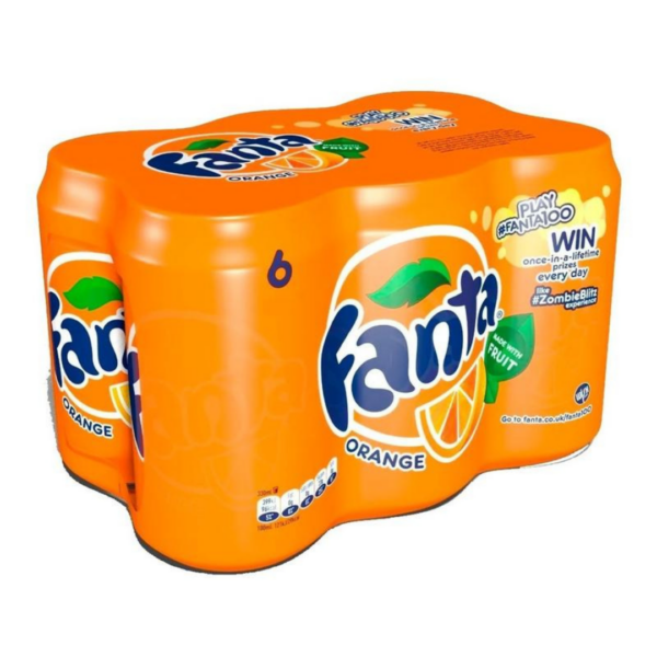 MINI LATAS FANTA X 6  (PACK)