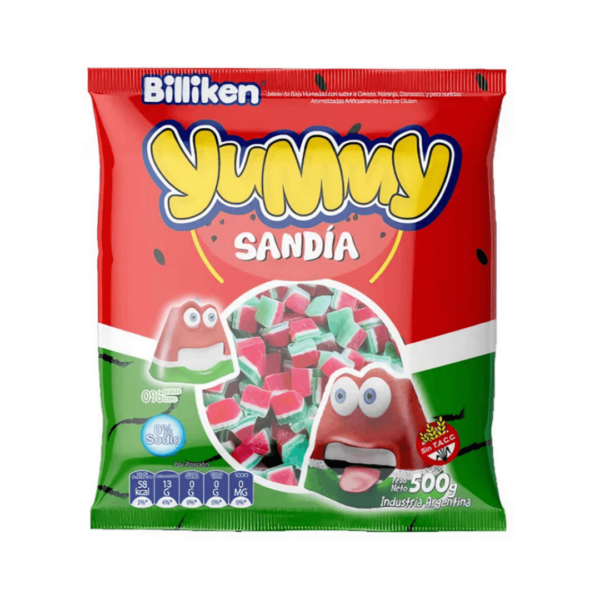 GOMITAS YUMMY X 500 grs SANDIA