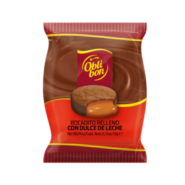 BOCADITO OBLIBON DULCE DE LECHE X 36 un