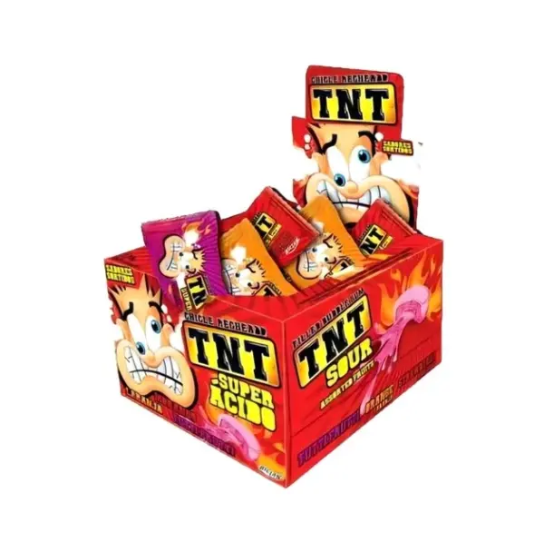 CHICLE TNT  ACIDO X 40 unId. (caja roja )