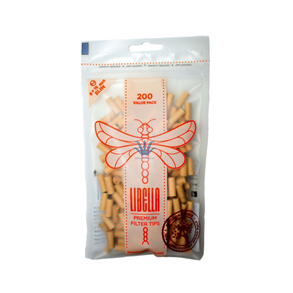 FILTROS LIBELLA BIODEGRADABLE x 200 un(beige)
