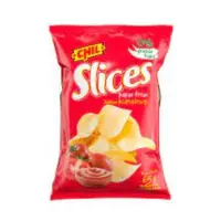 SLICES PAPAS FRITAS KETCHUP X 65 GR.