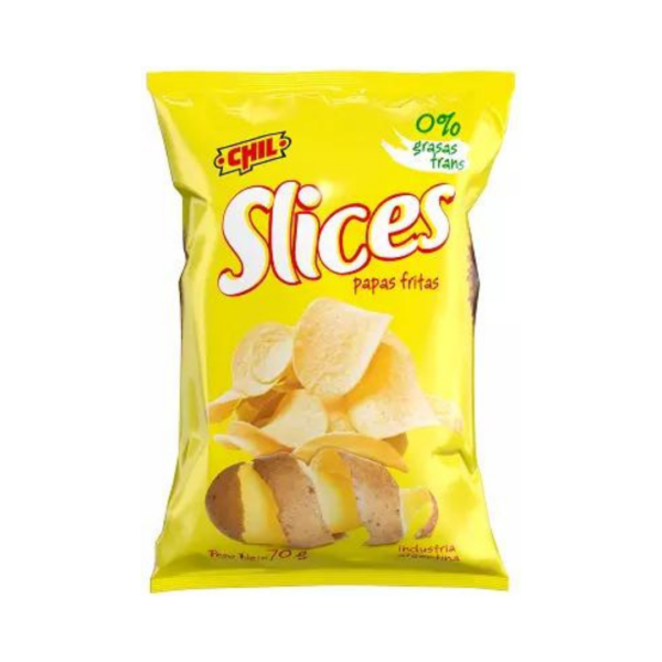 SLICES PAPAS COMUN X 500 GRS