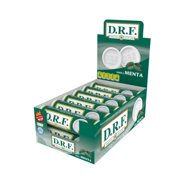www.depositoelmayorista.com (52) DRF PASTILLAS MENTA x 12 u SIN TACC