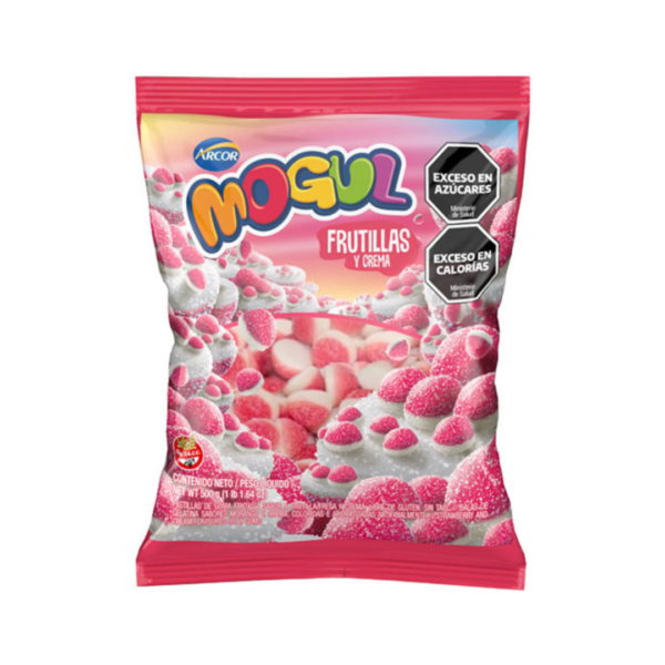 MOGUL FRUTILLAS C/CREMA X 500 GRS