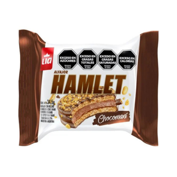 ALFAJOR HAMLET CHOCOMANI   ( 40 UNID )