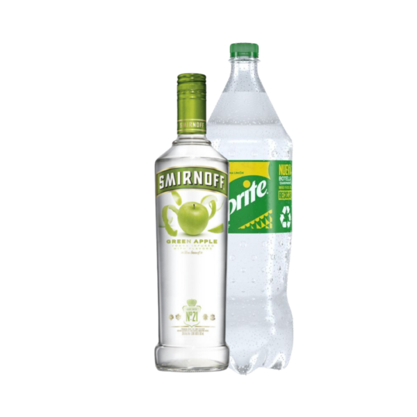 zzCOMBO SMIRNOFF MANZANA + SPRITE 2.25 LTS