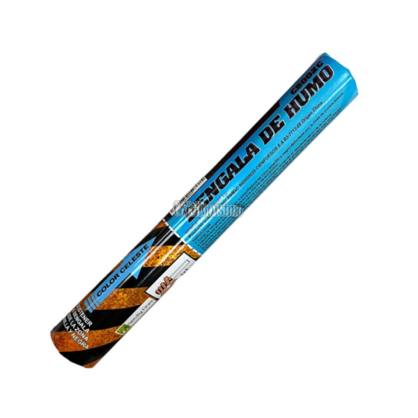 BENGALA DE HUMO CELESTE ***cada una