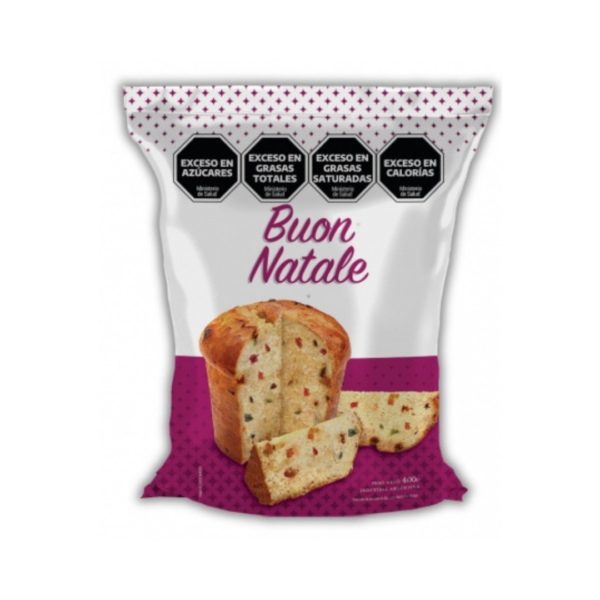 PAN DULCE BUON NATALE FRUTAS X 400 GRS