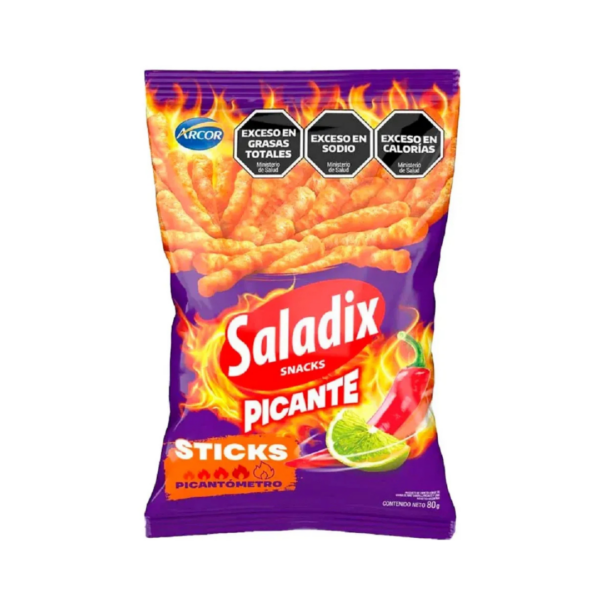 SALADIX STICKS PICANTE X 80 GRS