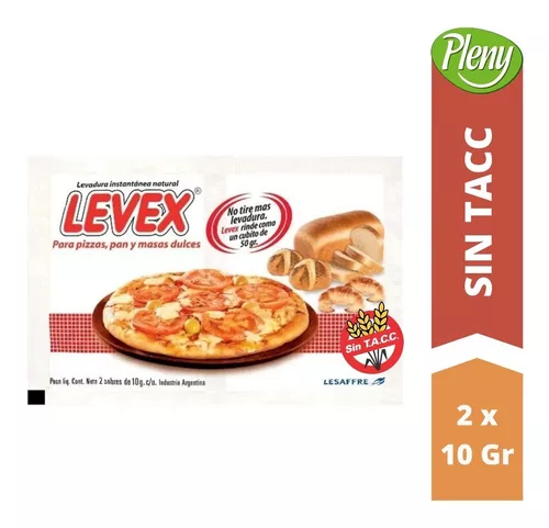 LEVADURA LEVEX  ( EL SOBRE X 2 ) SIN TACC