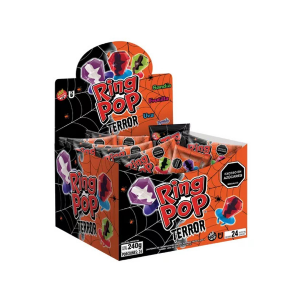 RING POP TERROR  cada uno    SIN TACC