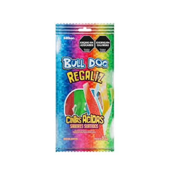 BULL DOG REGALIZ 60 grs CINTAS ACIDAS