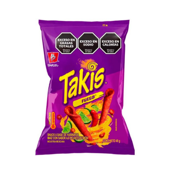TAKIS FUEGO  X 49 GRS