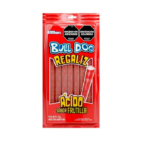 BULL DOG REGALIZ 75G FRUTILLA ACEITADO