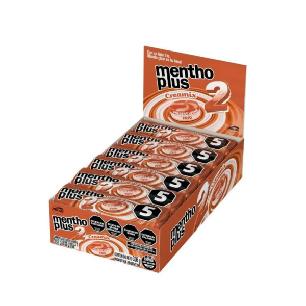 MENTHO  PLUS doble  DUCE DE LECHE X 12 UN