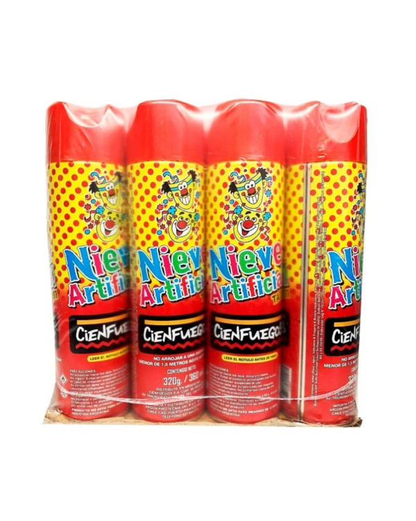 NIEVE /ESPUMA ARTIFICIAL C/U x 360 cc CIENFUEGOS