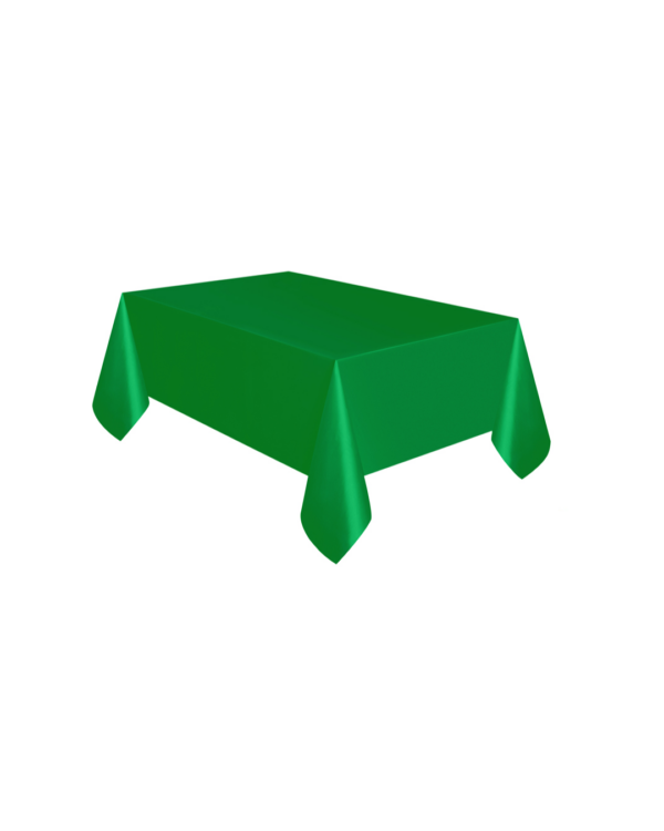 MANTEL PLASTICO VERDE