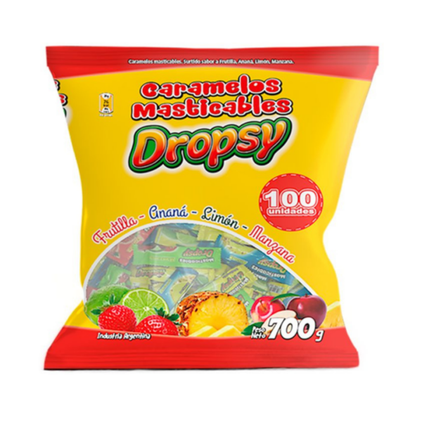 MASTICABLE DROPSY FRUTAL  X 700 GRS